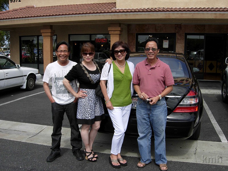 _Little Saigon Summer 2012 -1-.JPG - Vợ chồng K7 Bé Nguyễn, chị Bích Vân ( vợ K1A Lê Vă Dũng ), K2 Khôi . Nhân dịp Bé xuống Little Saigon, Nam California  hè 2012